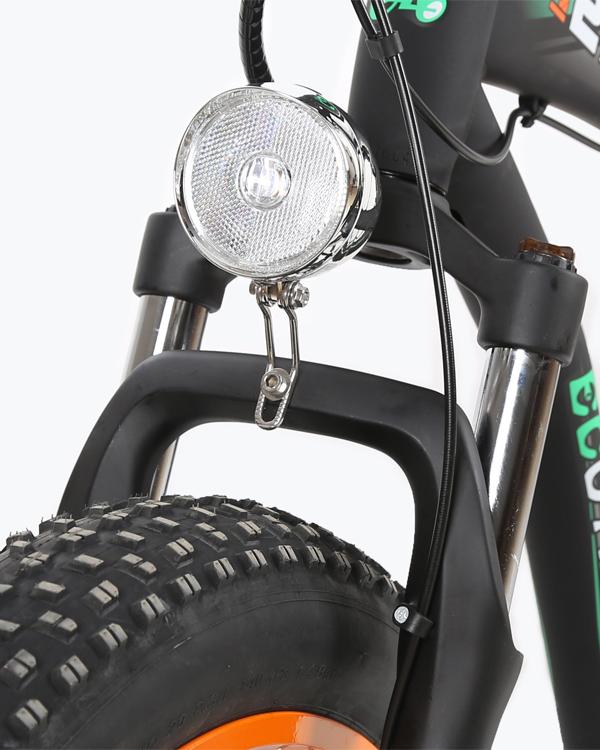 Ecotric Best Hammer Electric Fat Tire Beach Snow E Bike - Orange 2020
