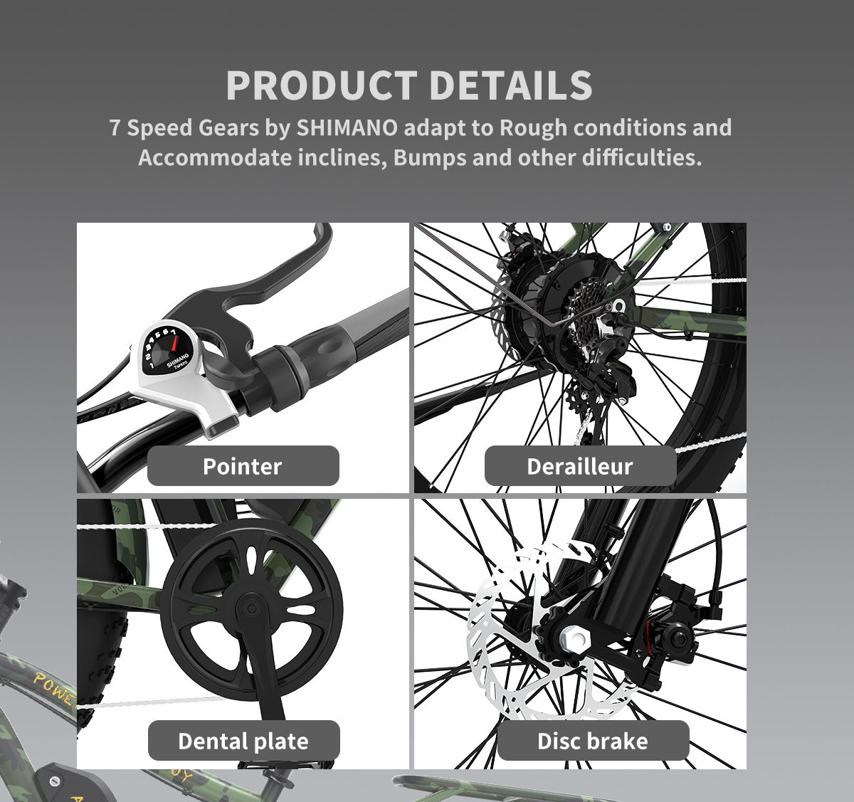 AostirMotor Electric Mountain Bike S07-D - E-Wheel Warehouse