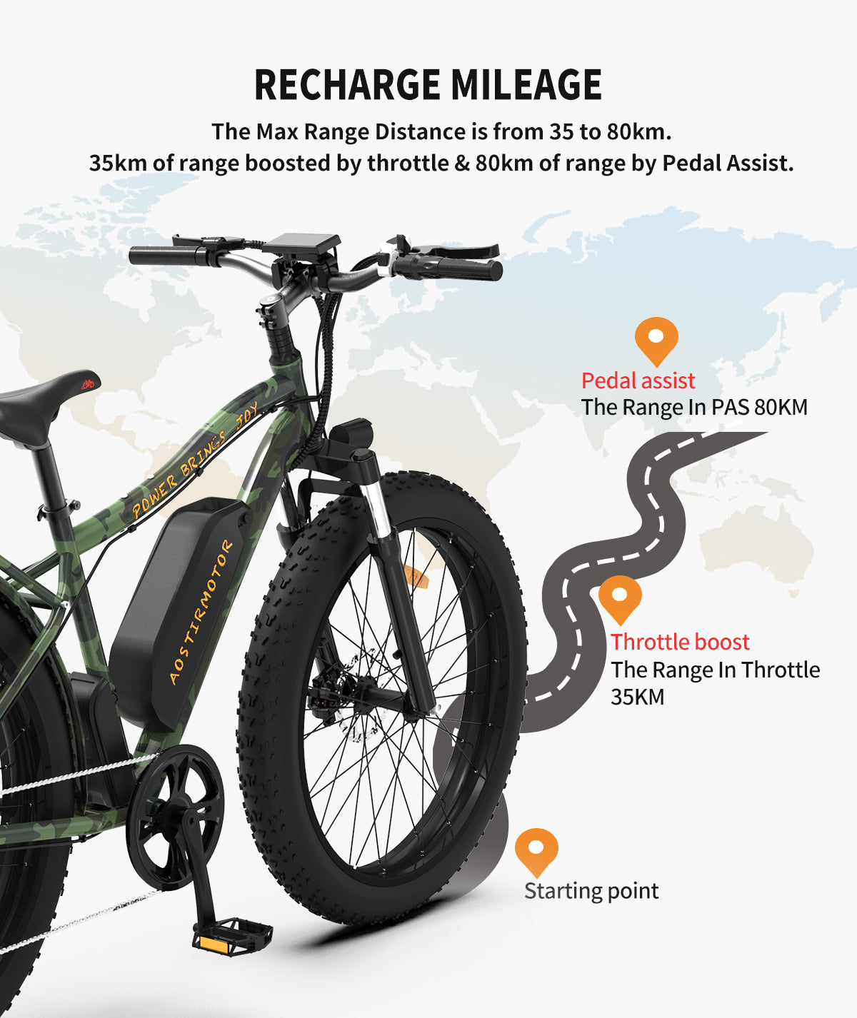 AostirMotor Electric Mountain Bike S07-D - E-Wheel Warehouse