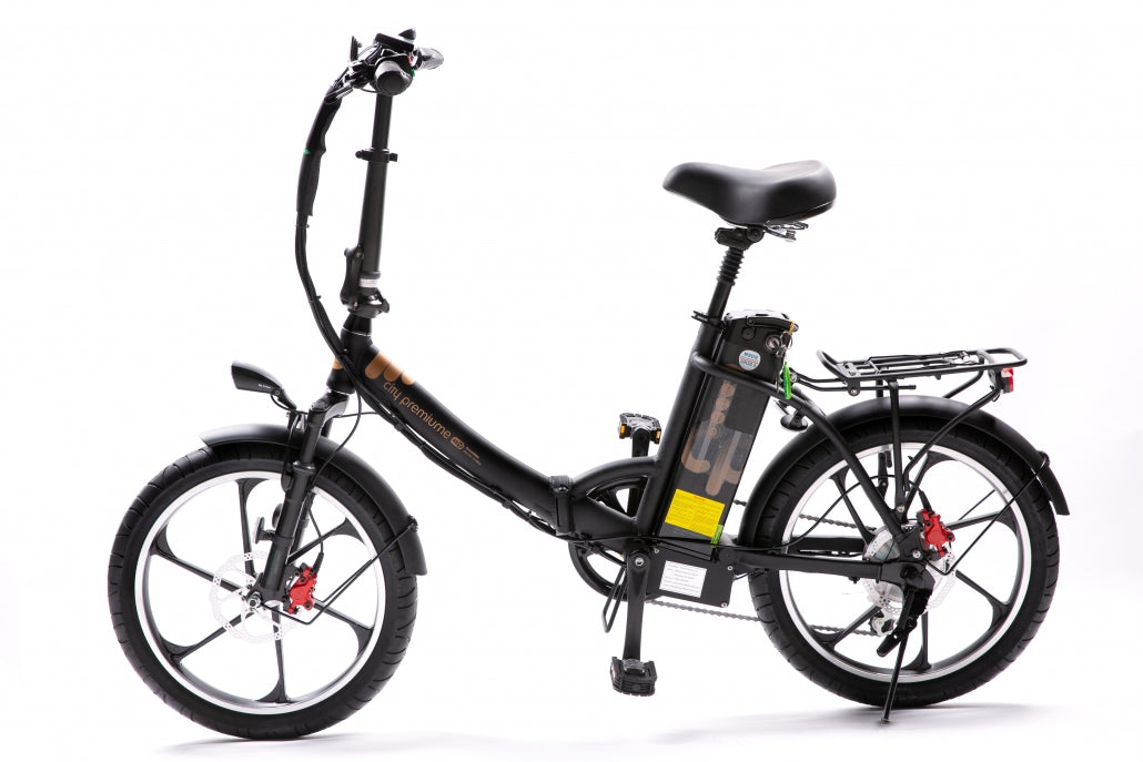 Green Bike Electric Motion City Premium 2021 Edition Folding 48v E-Bike - E-Wheel Warehouse