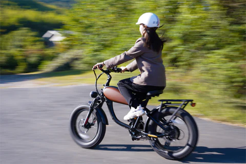 Revi Cheetah Mini Café Racer Electric Chopper Bike