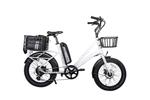 GlareWheel EB-RU Electric Bike Fat Tire 500W 5 Level Throttle With Basket - E-Wheel Warehouse
