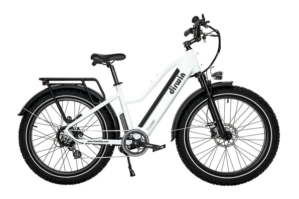 Dirwin Pioneer Step Thru Fat Tire Electric Bike - E-Wheel Warehouse