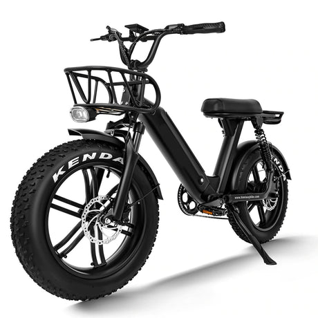 GlareWheel EB-AG 750W Fat Tire Moped-Style Electric Bicycle - E-Wheel Warehouse