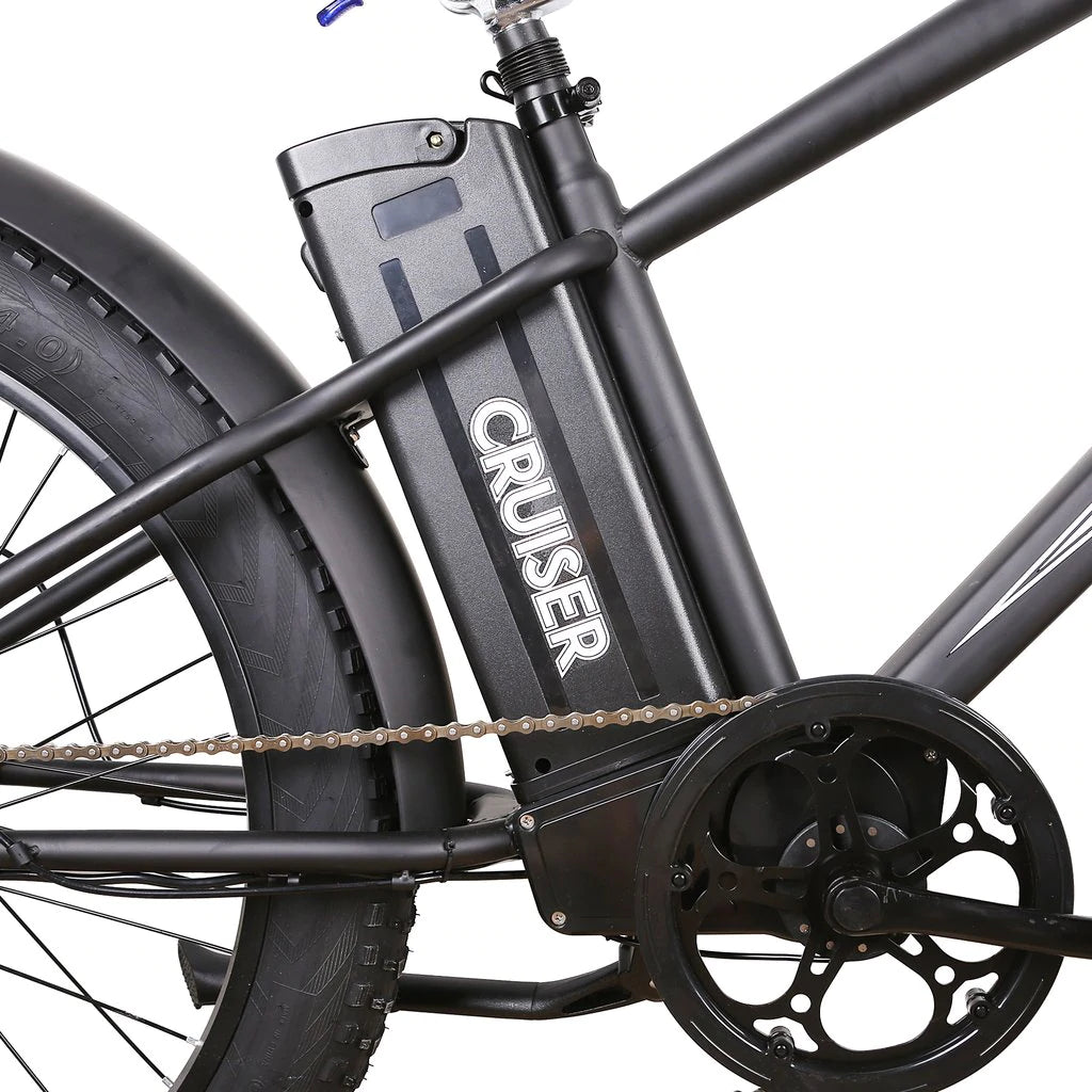 GlareWheel EB-X10 26inch Fat Tire Electric Mountain Bicycle - E-Wheel Warehouse