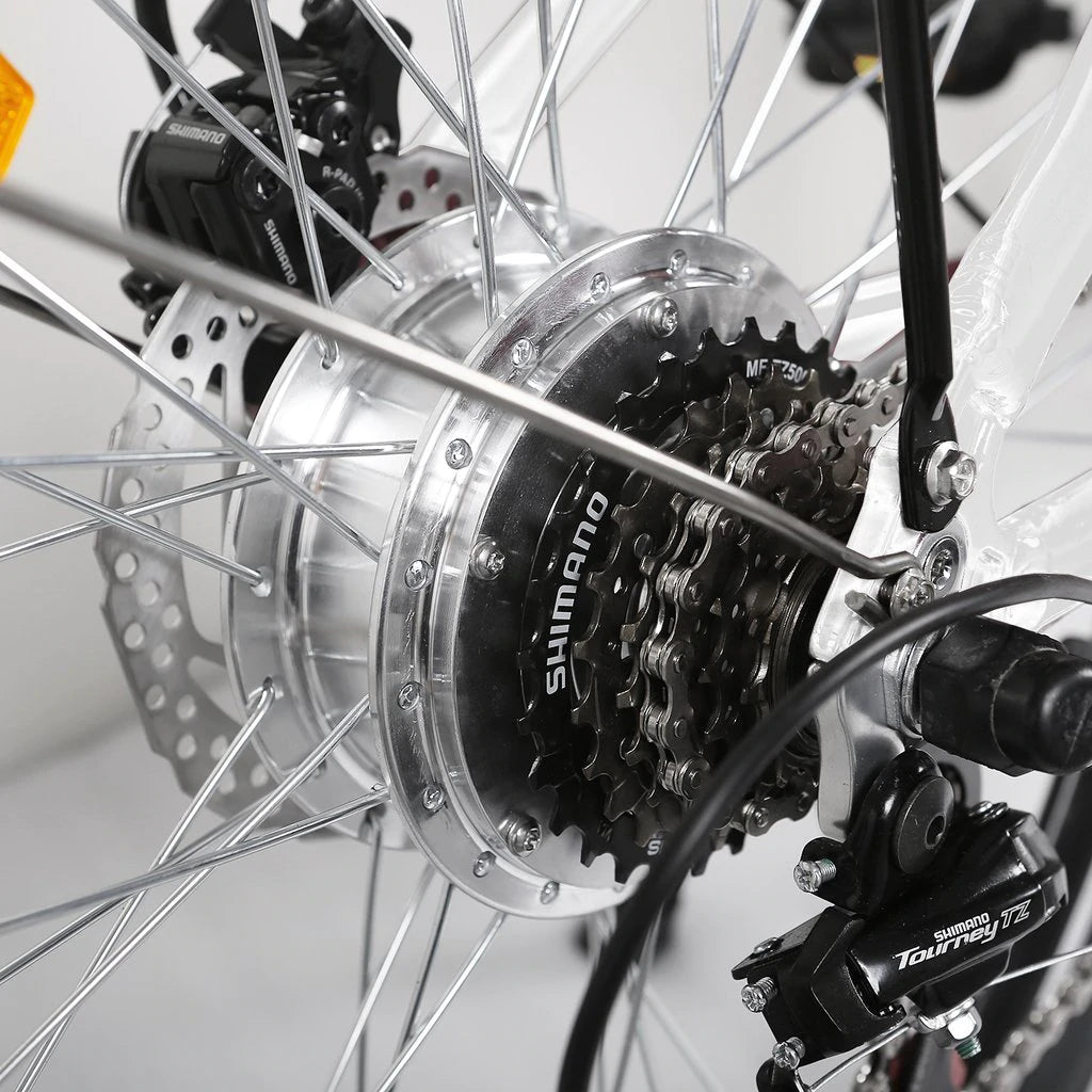 GlareWheel City Electric Bike High Speed Removable Battery EB-X8 - E-Wheel Warehouse