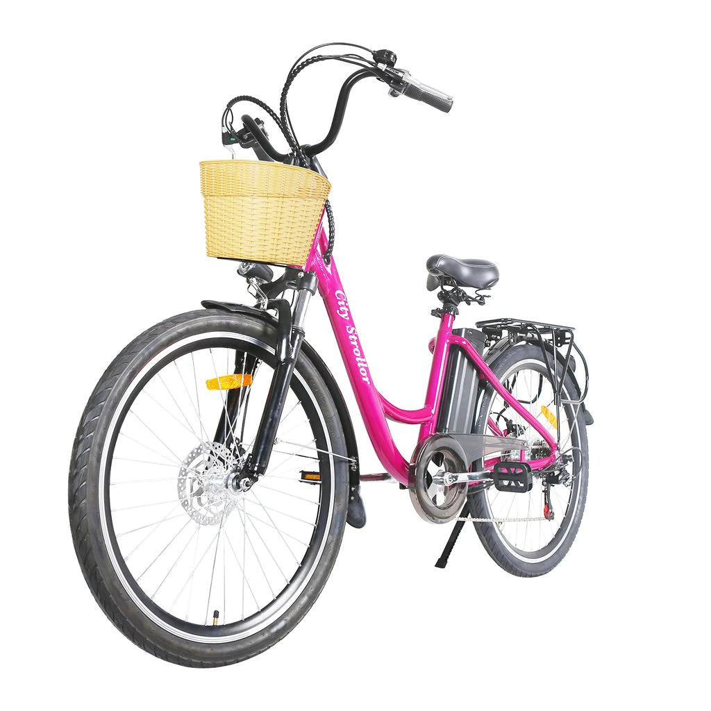 GlareWheel City Electric Bike High Speed Removable Battery EB-X8 - E-Wheel Warehouse