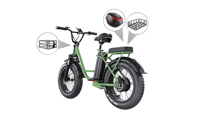 Freego FB-20X Step-thru Fat Tire Electric Bike