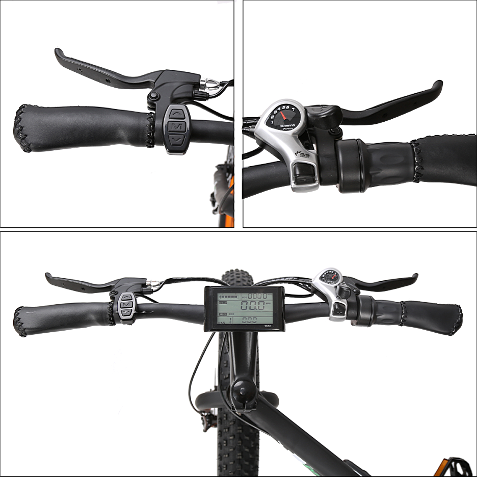Ecotric Best Fat Tire Beach Snow Electric E Bike - Blue 2020