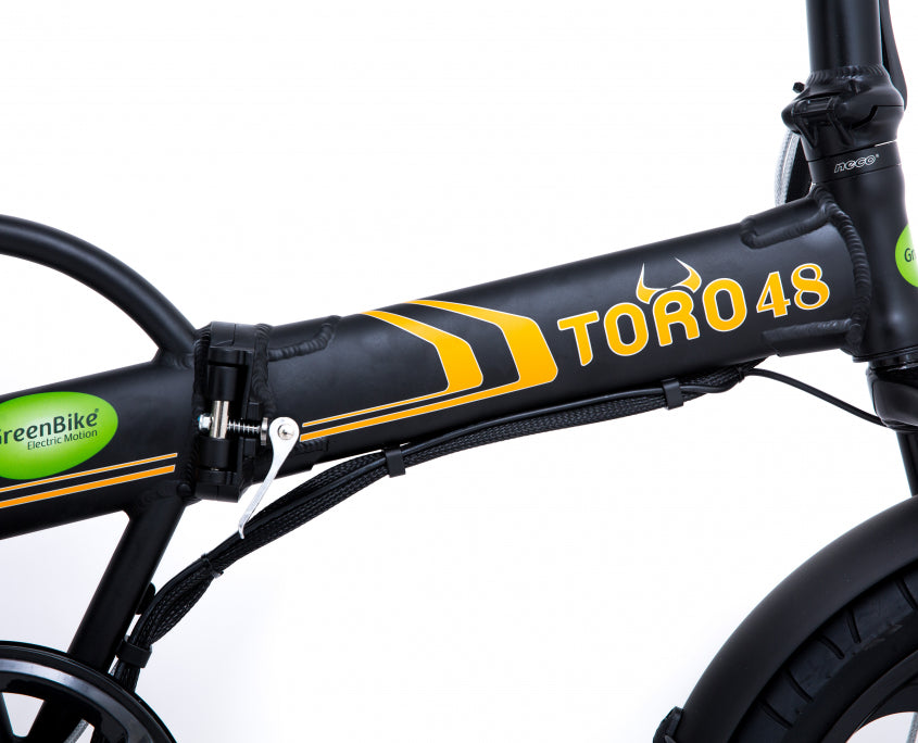 Green Bike Electric Motion Toro 48V Folding Electric Bike - E-Wheel Warehouse