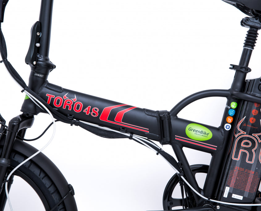 Green Bike Electric Motion Toro 48V Folding Electric Bike - E-Wheel Warehouse