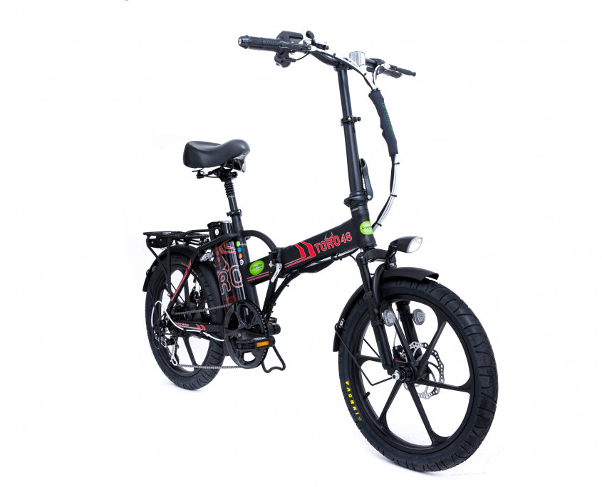 Green Bike Electric Motion Toro 48V Folding Electric Bike - E-Wheel Warehouse