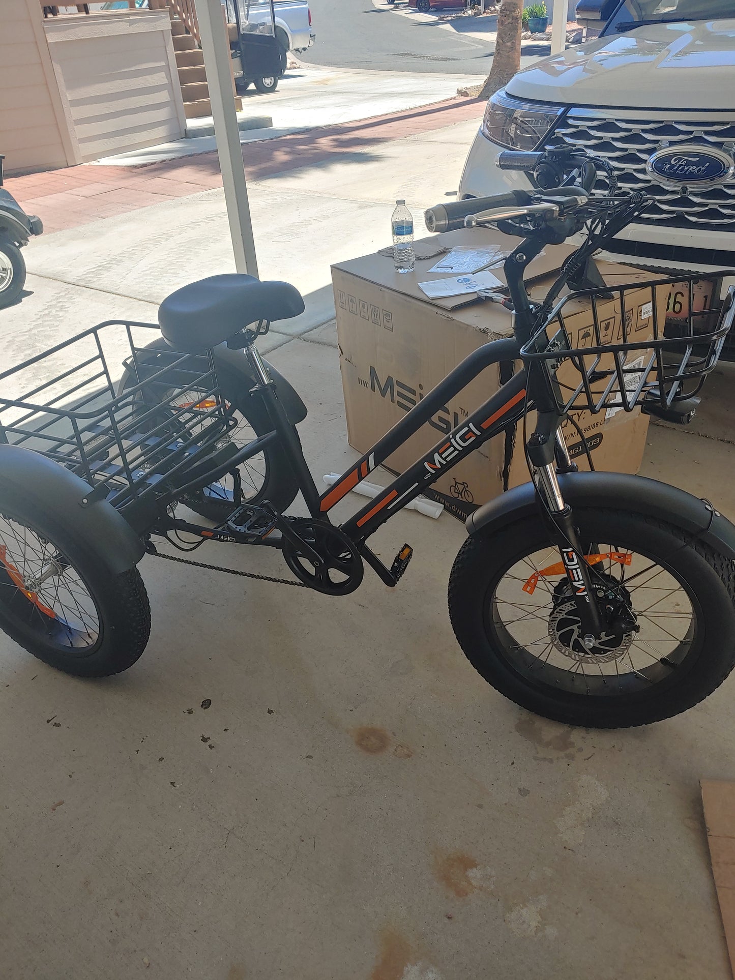 DWMEIGI Zeus MG1703 750W Electric Fat Tire Trike