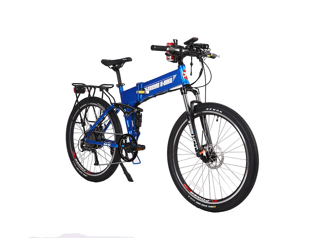 X-Treme Baja 48 Volt 500 Watts Folding Best Electric Mountain Bicycle