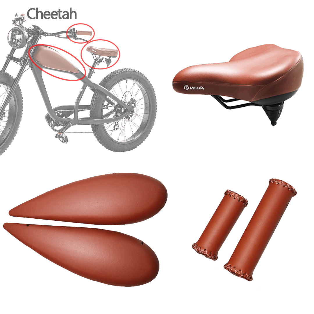 Revi Cheetah Plus Café Racer 750W Electric Chopper Bike