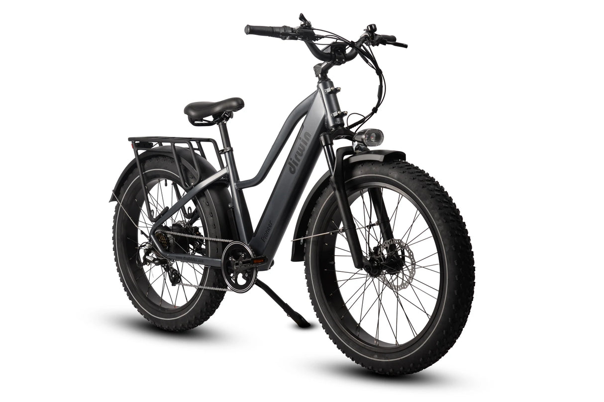 Dirwin Pioneer Step Thru Fat Tire Electric Bike - E-Wheel Warehouse