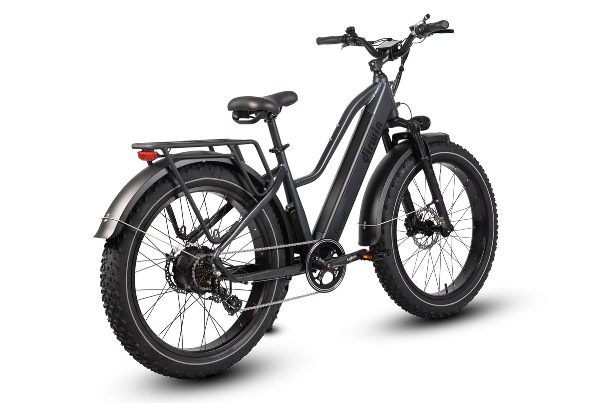 Dirwin Pioneer Step Thru Fat Tire Electric Bike - E-Wheel Warehouse