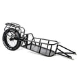 EUNORAU Single track Fat Tire Cargo Bike Trailer For Hunting - E-Wheel Warehouse