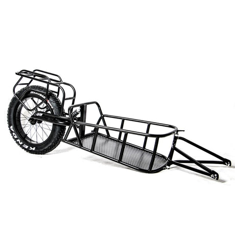 EUNORAU Single track Fat Tire Cargo Bike Trailer For Hunting - E-Wheel Warehouse