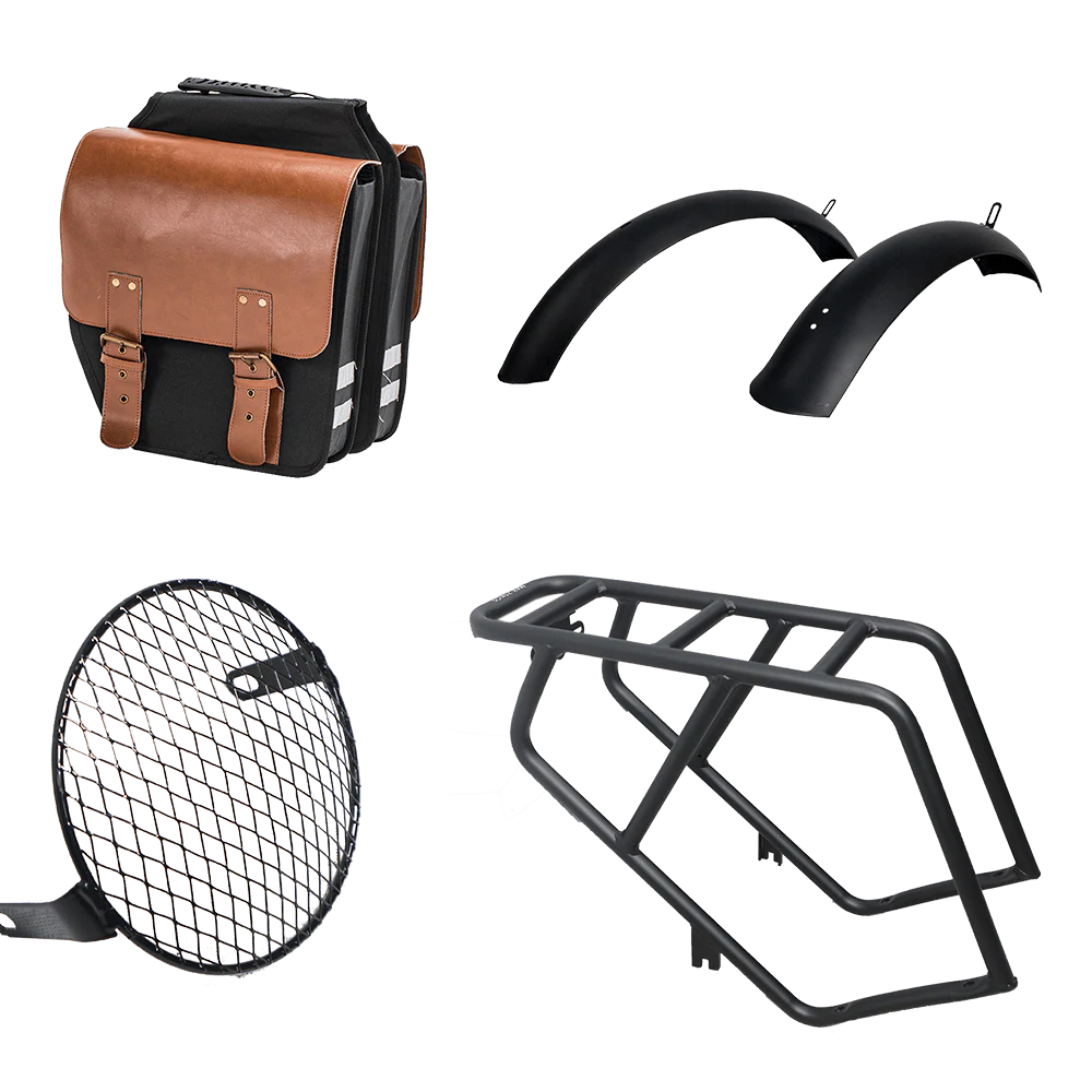 Revi Cheetah Plus Café Racer 750W Electric Chopper Bike