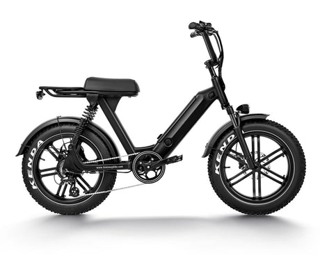 GlareWheel EB-AG 750W Fat Tire Moped-Style Electric Bicycle - E-Wheel Warehouse