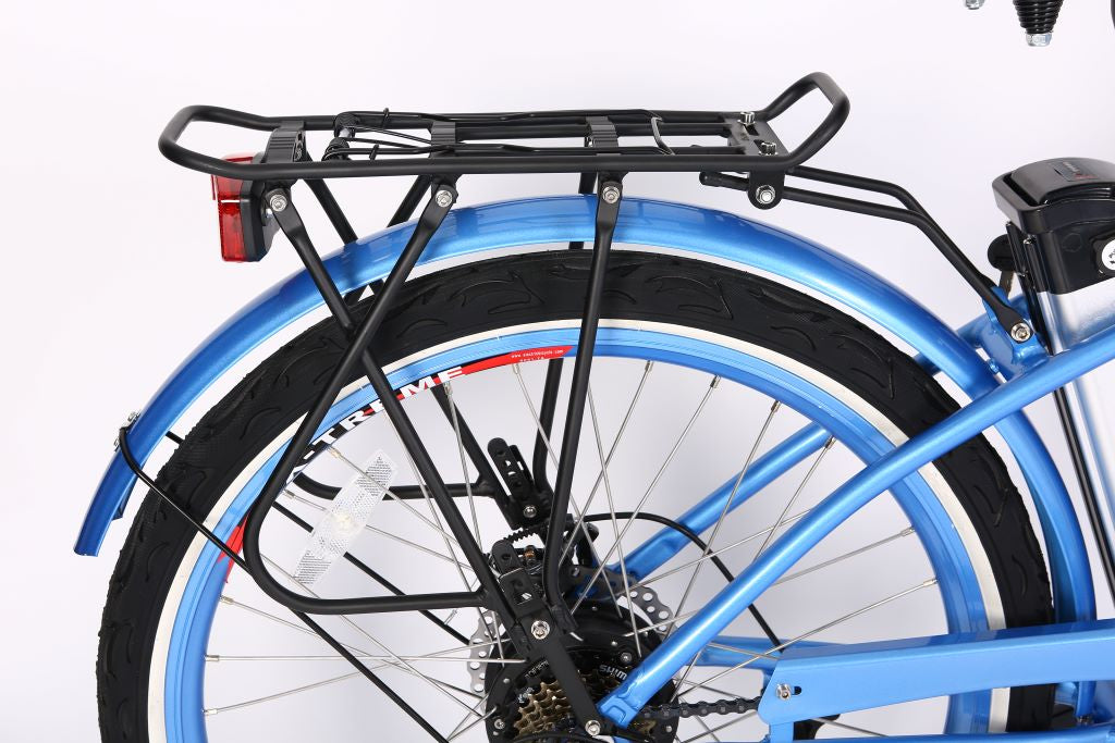 X-Treme Malibu Elite 24 Volt Best Beach Cruiser Electric Bike 2020