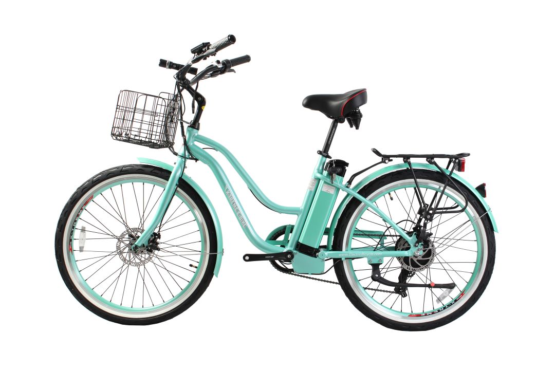 X-Treme Malibu Elite 24 Volt Beach Cruiser Electric Bike - E-Wheel Warehouse