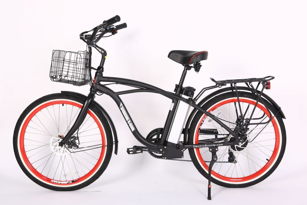 X-Treme Newport Elite 24 Volt Best Beach Cruiser Electric Bike 2020