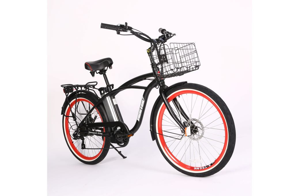X-Treme Newport Elite 24 Volt Best Beach Cruiser Electric Bike 2020