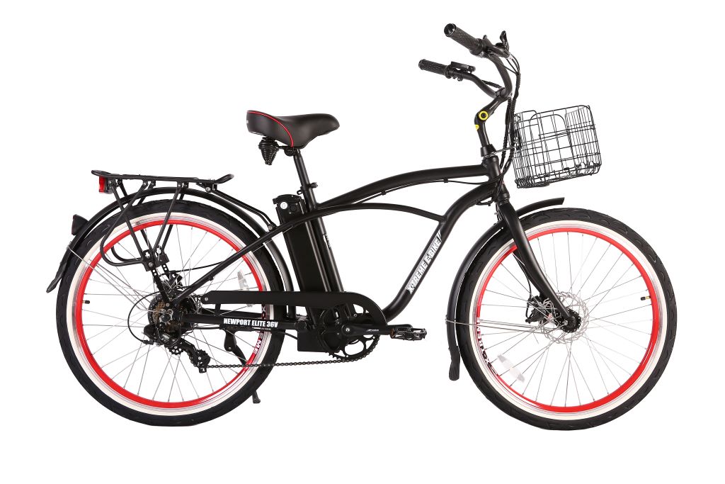 X-Treme Newport Elite 24 Volt Beach Cruiser Electric Bike - E-Wheel Warehouse