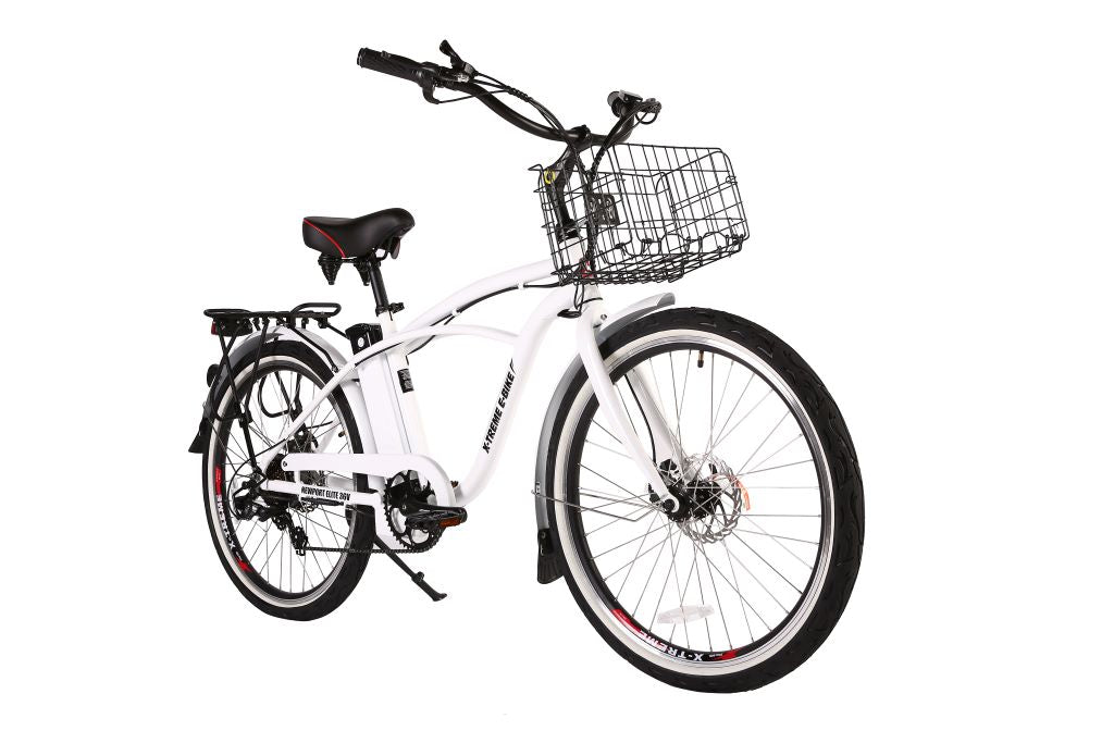 X-Treme Newport Elite 24 Volt Beach Cruiser Electric Bike - E-Wheel Warehouse