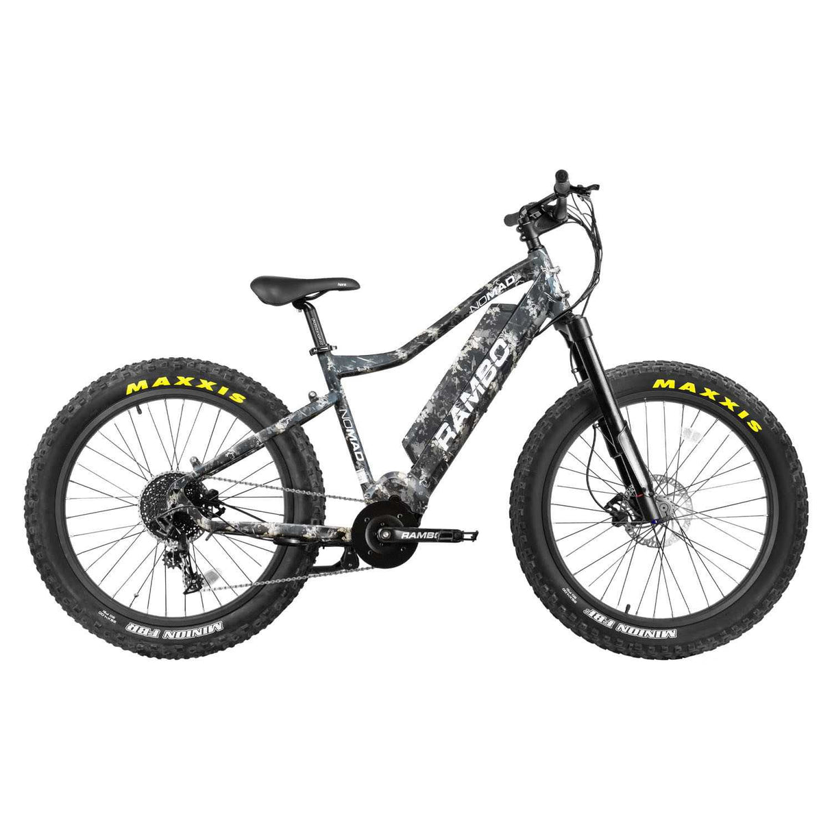 Rambo The Nomad 750W XPC11 All-Terrain Hunting Electric Bike E-Bike - E-Wheel Warehouse