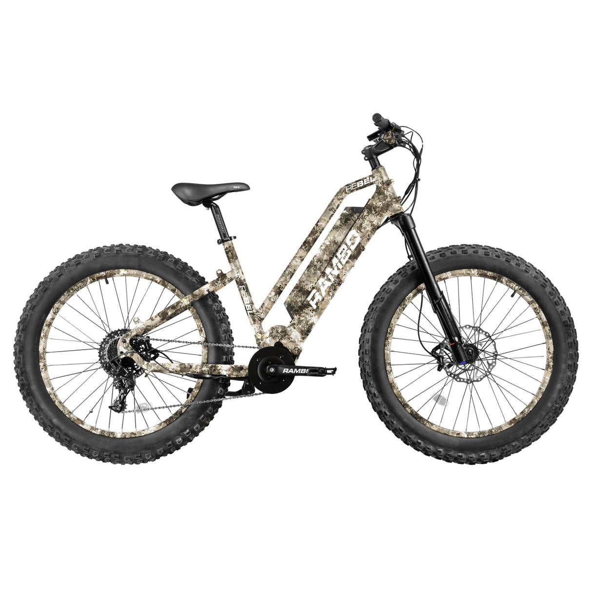 Rambo The Rebel Step Thru 1000 XPC-1000 XPU Electric Hunting Bike - E-Wheel Warehouse