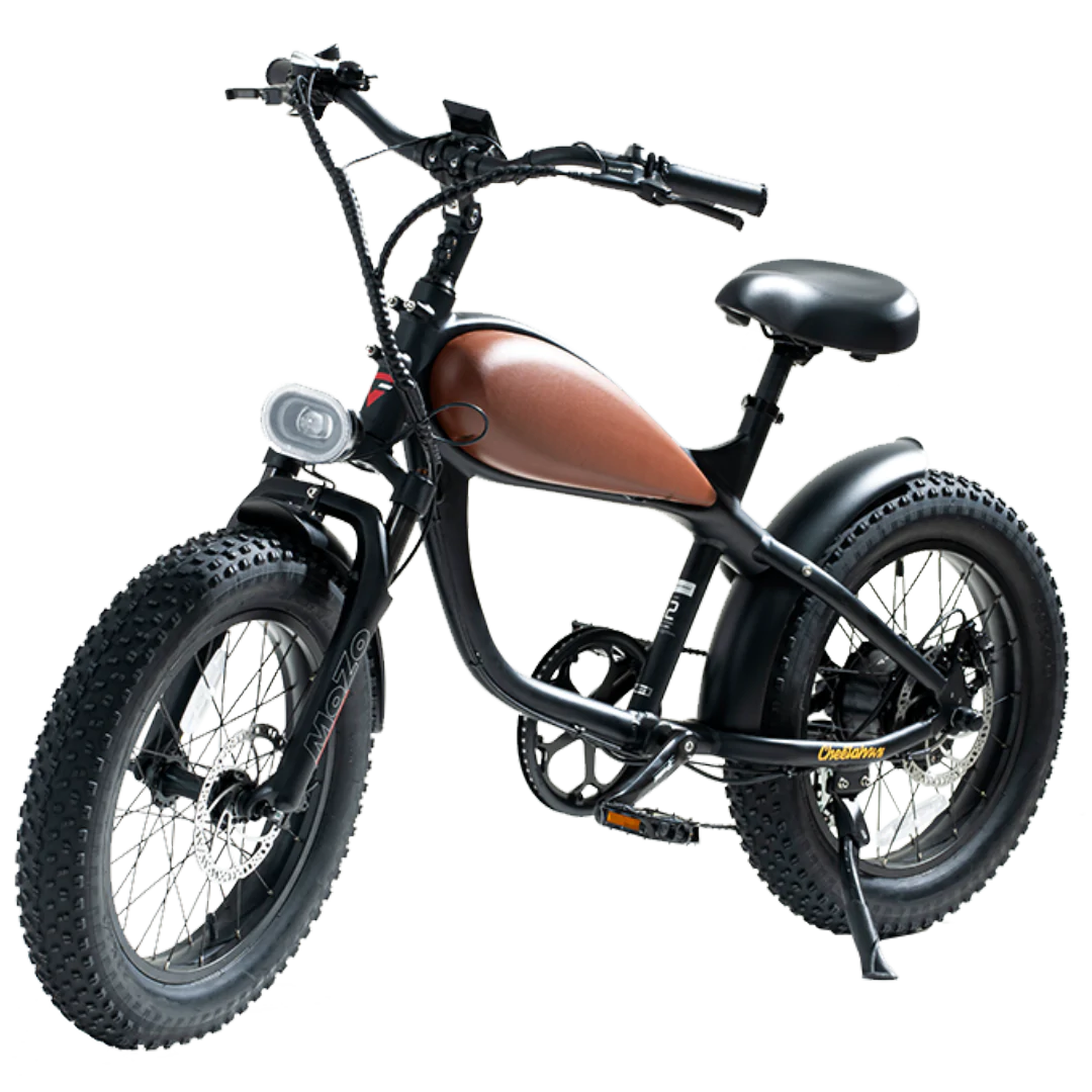 Revi Cheetah Mini Café Racer Electric Chopper Bike