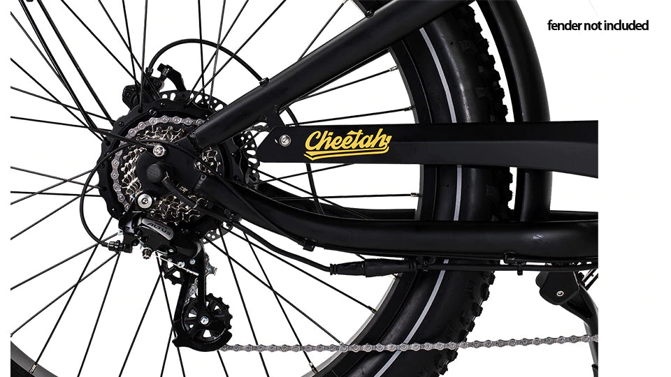 Revi Cheetah Plus Café Racer 750W Electric Chopper Bike