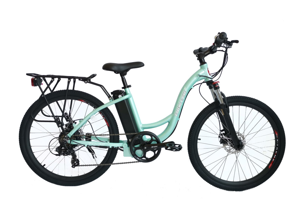 X-Treme TC-36 Electric 36 Volt Step-Through Mountain Bike Womens - E-Wheel Warehouse