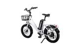GlareWheel EB-RU Electric Bike Fat Tire 500W 5 Level Throttle With Basket - E-Wheel Warehouse