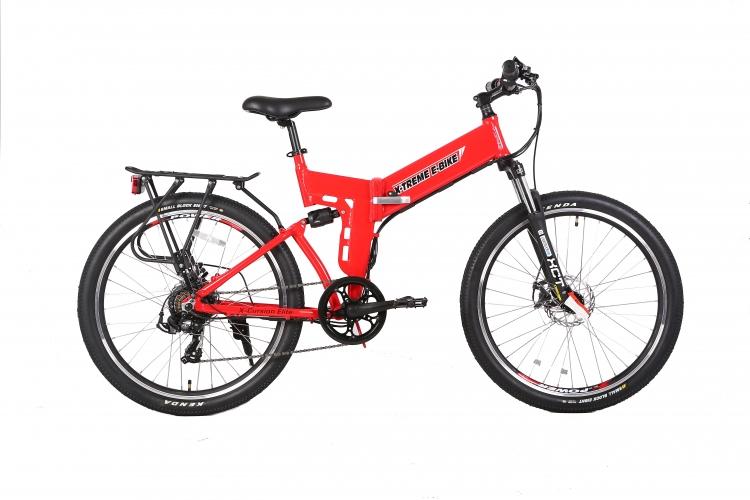 X-Treme X-Cursion Elite 24 Volt Best Electric Folding Mountain Bicycle