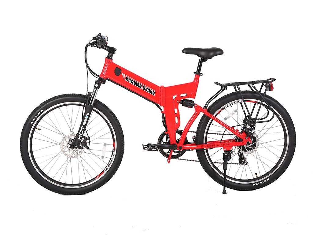 X-Treme X-Cursion Elite Max 36 Volt Electric Folding Mountain Bicycle - E-Wheel Warehouse