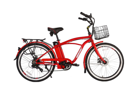 X-Treme Newport Elite Max 36 Volt Beach Cruiser Electric Bike - E-Wheel Warehouse
