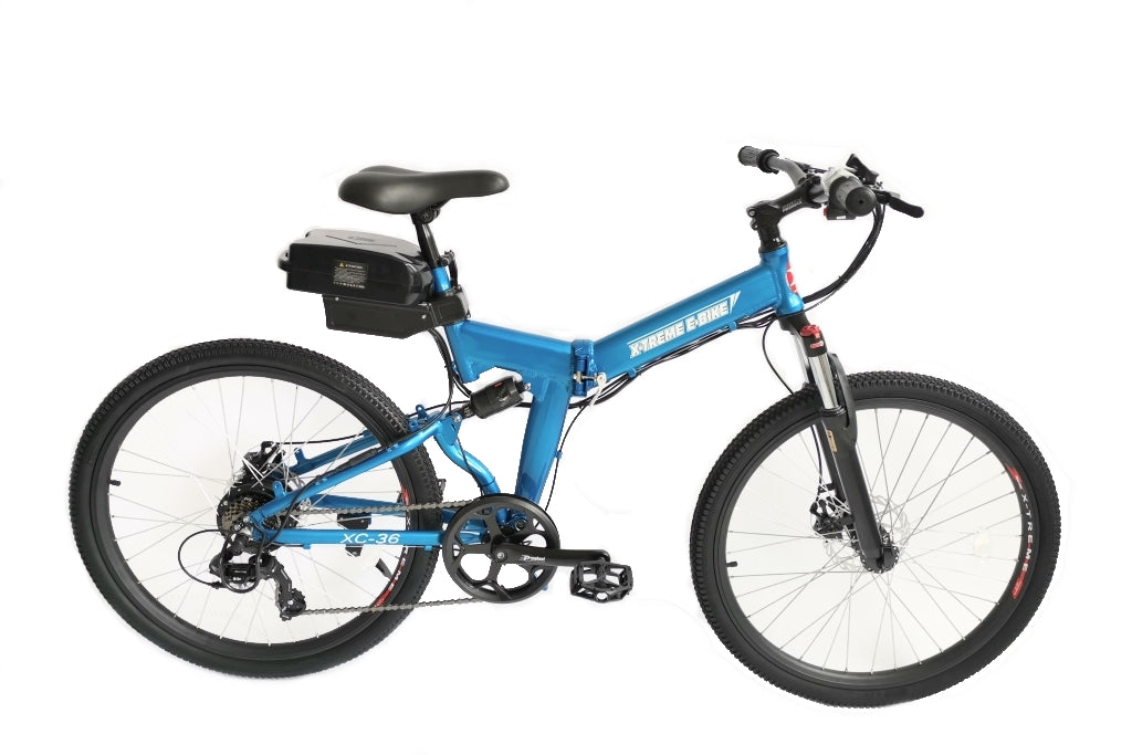 X-Treme XC-36 Electric 36 Volt Folding Mountain Bike - E-Wheel Warehouse