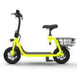 GlareWheel EB-C1 Electric Moped High Speed 15mph City Commuting Scooter