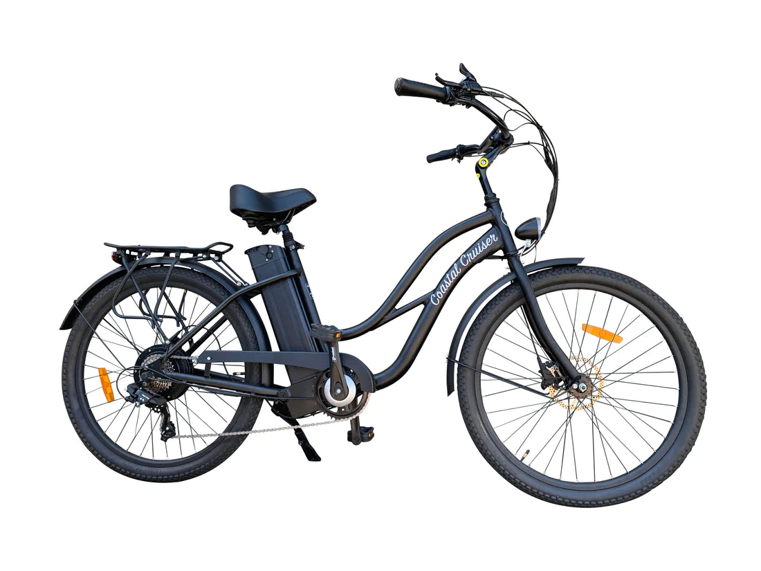 coastal cycles makes three models of electric bicycles Cruiser 500W Classic Step-Thru Cruiser Bike YGroup_v8f5f26-001 Adorable Betsey Johnson LUV Path Riding CA E phone model:iPhone 12 / 12 Pro Case
