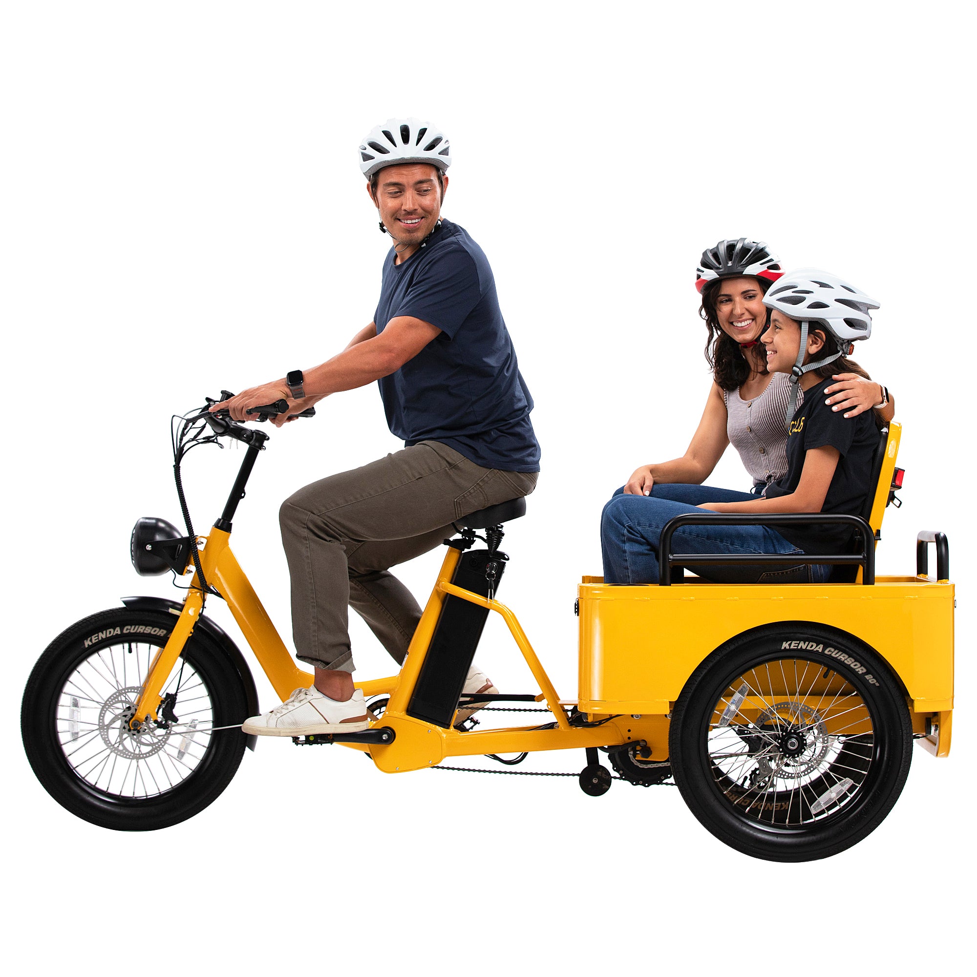 Oh Wow Cycles Conductor Plus Rickshaw Cargo Electric trike – E