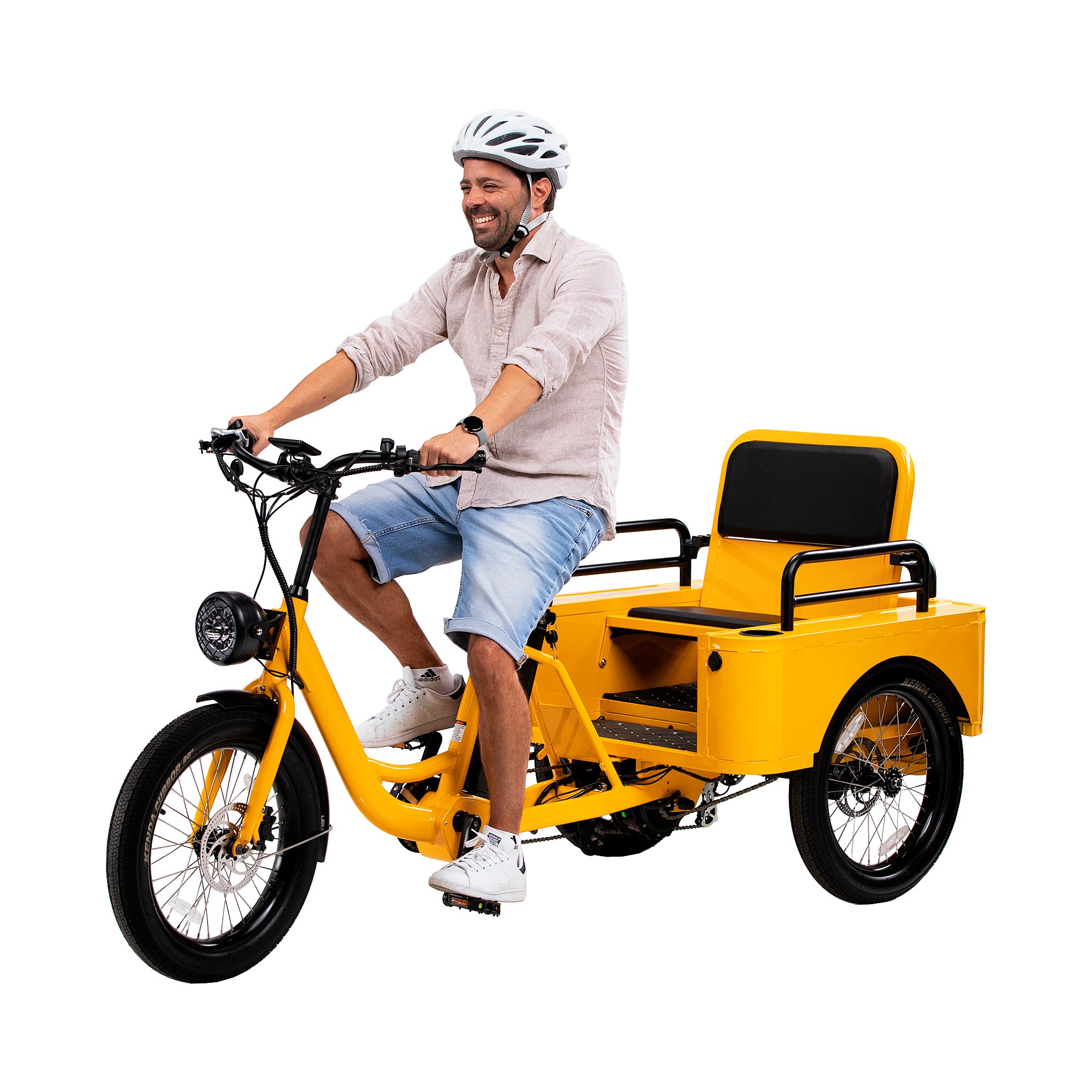 Oh Wow Cycles Conductor Plus Rickshaw Cargo Electric trike – E