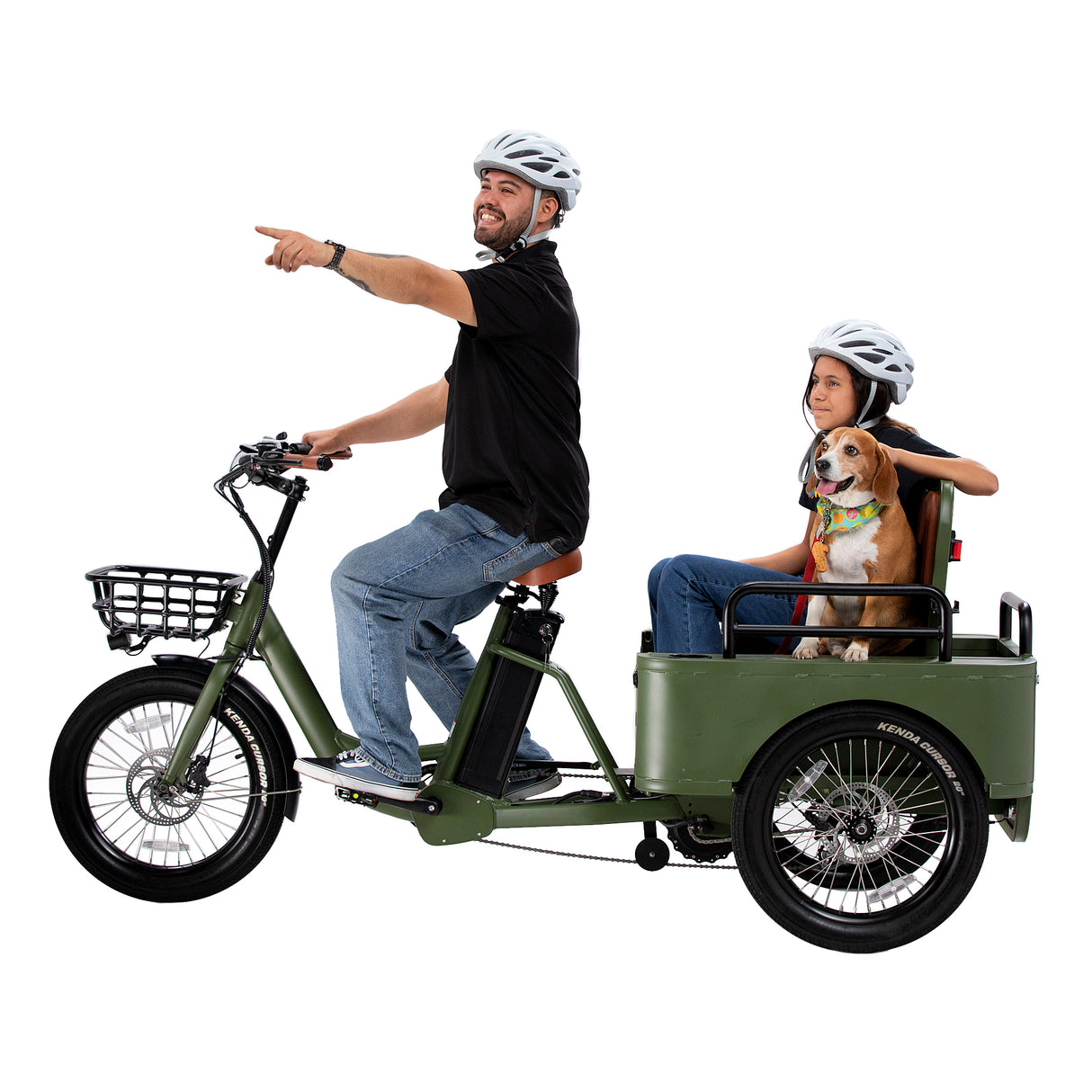 Oh Wow Cycles Conductor Plus Rickshaw Cargo Electric trike