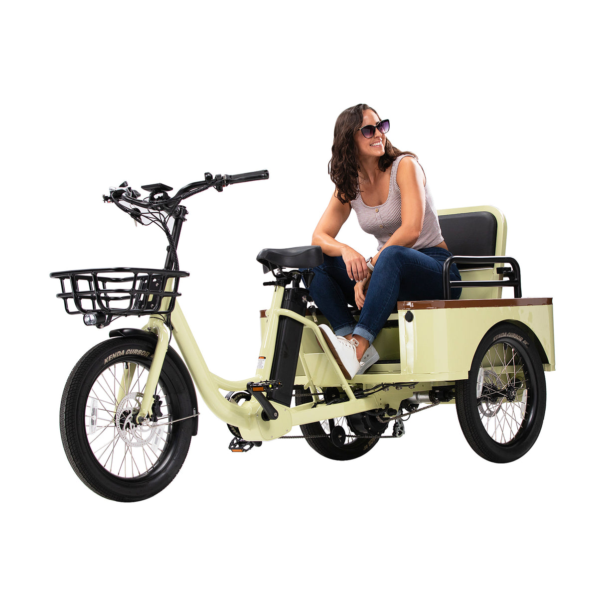 Oh Wow Cycles Conductor Plus Rickshaw Cargo Electric trike