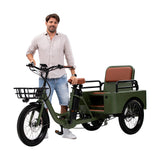 Oh Wow Cycles Conductor Plus Rickshaw Cargo Electric trike