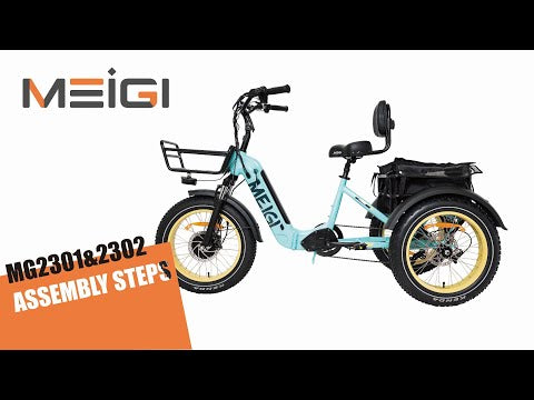 DWMEIGI Silverado HD MG2301 Folding Electric Tricycle
