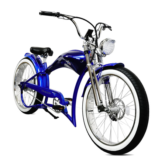 Electric Chopper Bike for Adults, 20*4.125 Fat Tires, Vintage Style Electric  Bikes, Electric Chopper Bicycle